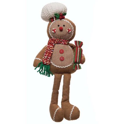 18.5" Plush Gingerbread Shelf Sitter - Boy