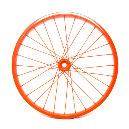 Decorative Bicycle Rim - Orange 16.5"