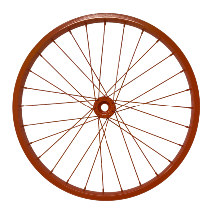 17" Decorative Wheel- Orange