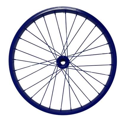 17" Decorative Wheel- Blue