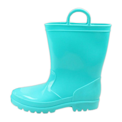 PVC Rain Boot Planter-Turquoise