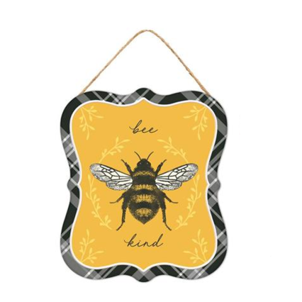 Tin Sign - Bee Kind Bumblebee