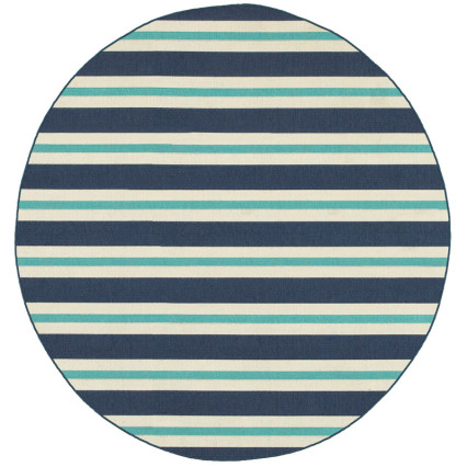 Meridian 5701B Round Outdoor Rug