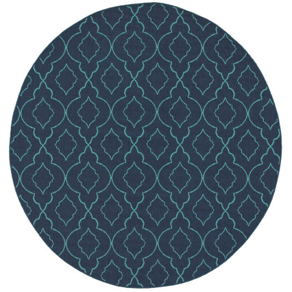 Meridian 7541B Round Outdoor Rug