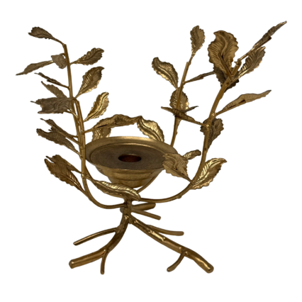 Gold Leaf & Vine Metal Holder