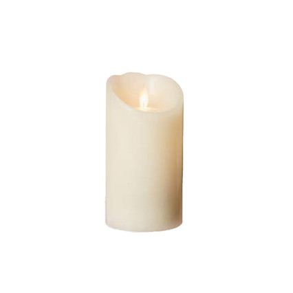 8" LED Wax Candle-Cream