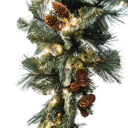 16' x 14" LED Mixed Noble Garland- 140 Bulb