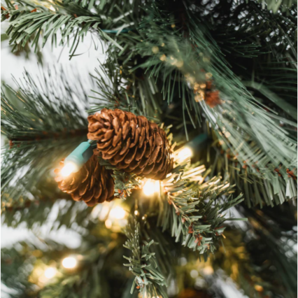 9' x 14" LED Mixed Noble Garland- 100 Bulb
