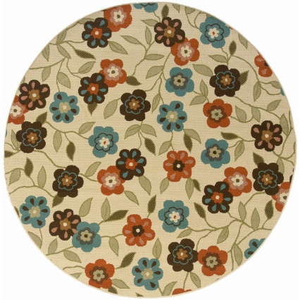 Montego 2267Y Round Outdoor Rug