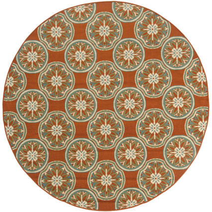 Montego 8323D Round Outdoor Rug