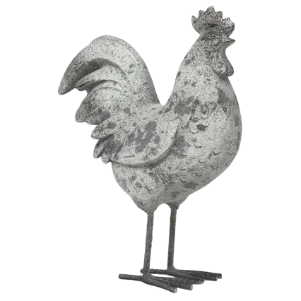8.5" Resin and Metal Rooster