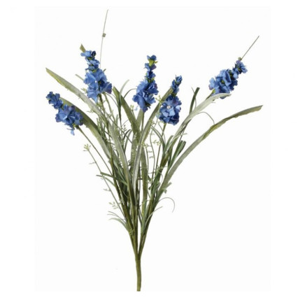 18" Paper Lavender Bush - Blue