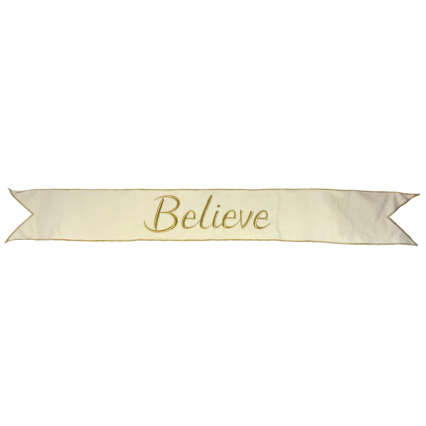 Velvet "Believe" Banner