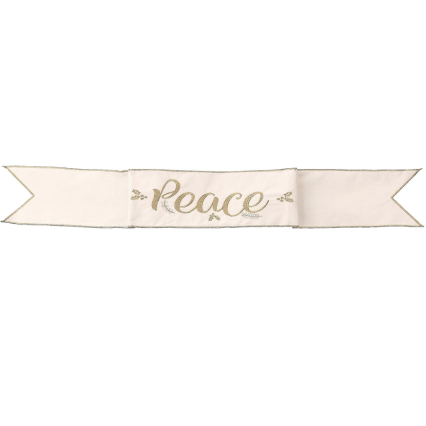 Velvet "Peace" Banner