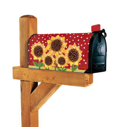 Playful Sunflowers Mailbox Cover