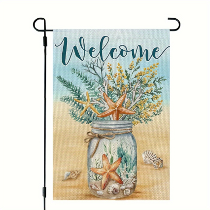 Sea Jar Garden Flag