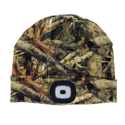 Night Scope Sportsman Rechargeable LED Beanie - Camo