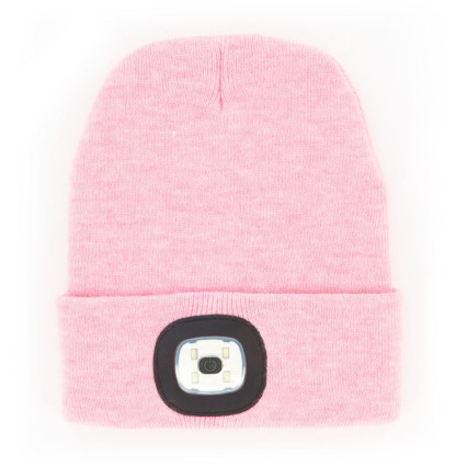 Night Scope Brightside Rechargeable LED Beanie - Pink