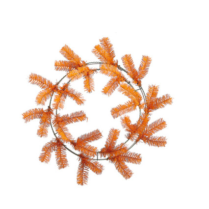 Work Wreath, 24" Orange Pine