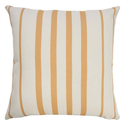 20" Maple Sugar & Natural Stripes Indoor/Outdoor Pillow