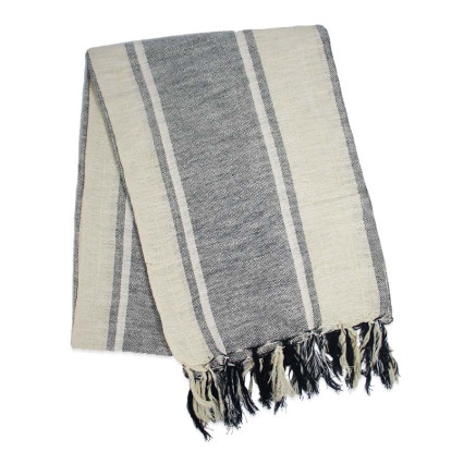 50" x 70" Fine Stripe Throw Blanket