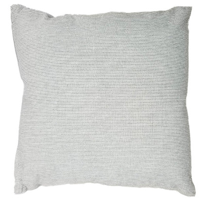 19" Light Denim Blue & White Stripped Pillow