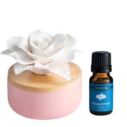 Porcelain Essential Oil Diffuser - Rose