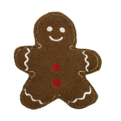 14" Gingerbread Man Indoor Pillow