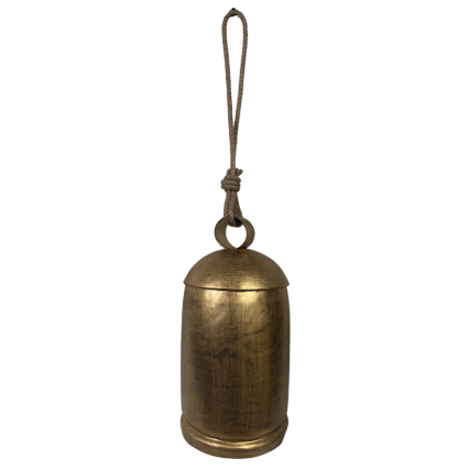 16" Metal Gold Cow Bell