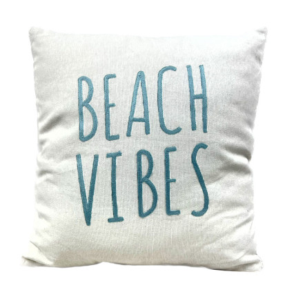 20" Ribbed Beach Vibes Pillow