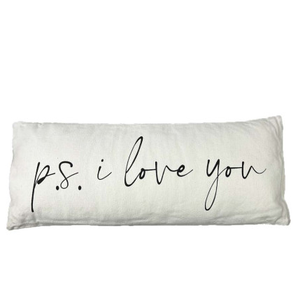 30" PS I Love You Rectangle Pillow