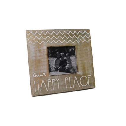 Our Happy Place Photo Frame - 4x4