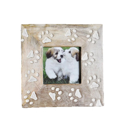 4" x 4" Dog Paw Photo Frame