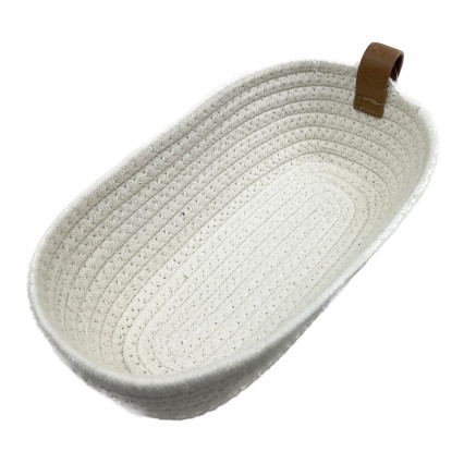 10" Small Ivory Basket