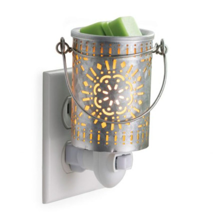 Galvanized Tin Pluggable Fragrance Warmer