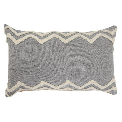 Frost Grey Throw Pillow
