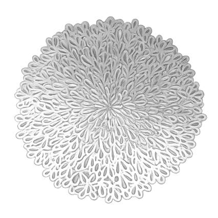 Silver Filigree Placemats - Set of 4