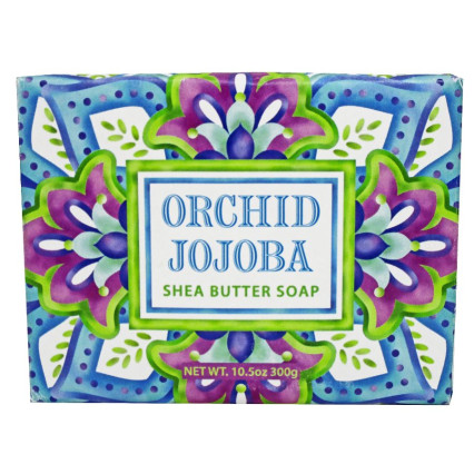 10.5oz Orchid Jojoba Shea Butter Soap