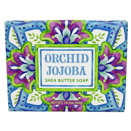 10.5oz Orchid Jojoba Shea Butter Soap