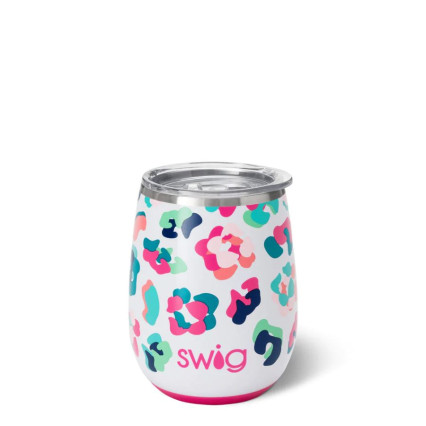 14oz Stemless Wine Cup-Party Animal