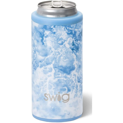 12oz Swig Skinny Can Cooler-Sea Spray
