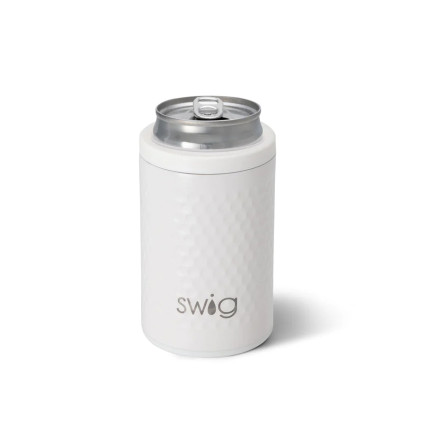 12oz Swig Skinny Can Cooler-Pink Lemonade, Insulated Drinkware/Ice Trays