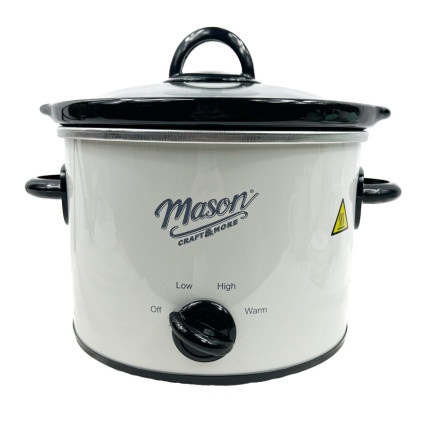 3QT Mason Craft & More Slow Cooker