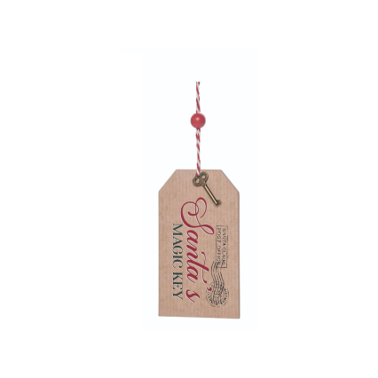 Santa's Magic Key Ornament- Luggage Tag