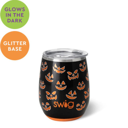 14oz Stemless Wine-Jeepers Creepers-Glows in Dark