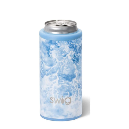 12oz Swig Skinny Can Cooler-Sea Spray