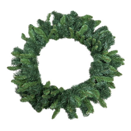 30" Deco Elevated Wreath w/ Double Ring