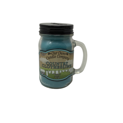 13oz Mason Jar Country Clothesline