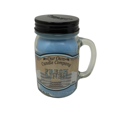 13oz Mason Jar Fresh Linen