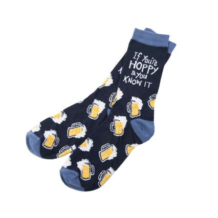 Crew Socks-If You're Hoppy & You Know It